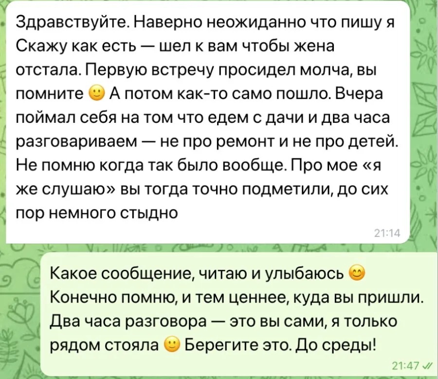 Пара — Два часа разговора по дороге с дачи
